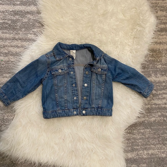 H&M demon blue toddler jacket -1 1/2-2y - Picture 3 of 9